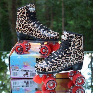 Impala Roller Skates Leopard Print